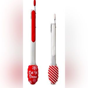 BNWT Macy’s Holiday Cooking Tongs, Set of 2